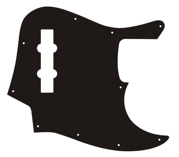 Jazz® Bass 4 String Style Pick Guard - Click Image to Close